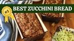 EASY & DELICIOUS Zucchini Bread | Can be gluten, dairy ...