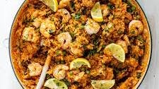 Easy garlic butter shrimp and rice