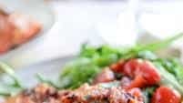 Easy Grilled Maple Dijon Salmon with Bacon