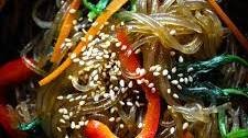 Easy Japchae Recipe (Korean Glass Noodles Stir Fry)