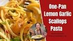 Easy & Luxurious One-Pan Lemon Garlic Scallops Pasta ...