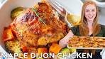 EASY Maple Dijon Chicken Sheet Pan Dinner | with Maple ...