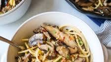 Easy Mushroom Aglio Olio