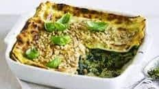 Easy pesto lasagne