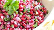 Easy Pomegranate Salsa