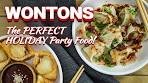 EASY Pork Wonton Recipe 🥟 | The Perfect HOLIDAY Party Food