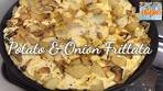 Easy Potato & Onion Frittata Recipe | simple ingredients ...