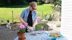 EASY Rhubarb Crumble Bars | Afternoon Tea in the Garden