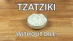 Easy Tzatziki Sauce Recipe Without Dill, Mint or Lemon