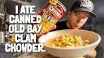 Eating Campbell's *NEW* Old Bay Clam Chowder with Oyster ...