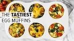 EGG MUFFINS (3 WAYS) | healthy breakfast meal prep recipe