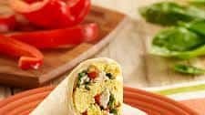 Egg, Spinach and Feta Breakfast Wraps