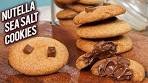 Eggless Nutella Seasalt Cookies | How To Make Cookies ...