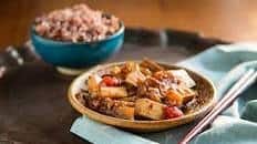 Eggplant and Tofu in Spicy Garlic Sauce