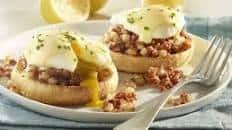 Eggs Benedict with Corned Beef Hash