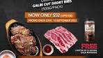 Enjoy sweet, savory and succulent grilled galbi beef ribs at ...