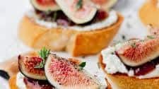 Fig and Goat Cheese Crostini
