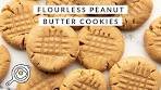 Flourless Peanut Butter Cookies