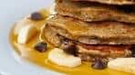 Flourless Peanut Butter, Oat & Banana Pancakes