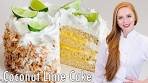 Fluffy Coconut Lime Cake with Meringue Frosting - The BEST ...