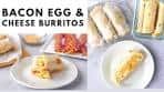 Freezer Friendly Bacon Breakfast Burrito Recipe