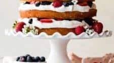 Fresh Berry Cream Cake