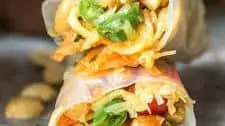 Fresh Thai Spring Rolls with Peanut Sauce Recipe