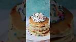 Funfetti Cake Mix Pancakes #easyrecipe