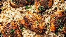 Garlic Butter Chicken and Rice Recipe