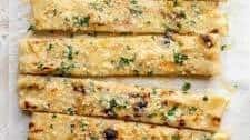 Garlic Butter Grilled Breadsticks