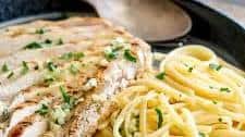 Garlic Butter Pasta with Garlic Chicken