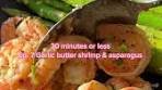 Garlic Butter Shrimp & Asparagus Recipe