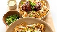 Garlic Noodles with Teriyaki Chicken