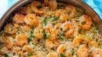 GARLIC PARMESAN SHRIMP SCAMPI PASTA.... super easy ...