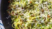 Garlic Parmesan Zoodles (4 Ingredient, 10 min)