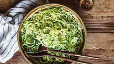 Garlic Parmesan Zucchini Noodles