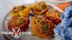 Get the recipe for restaurant-worthy spicy stuffed bell peppers