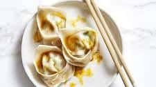 Gingery Pork and Chive Wontons