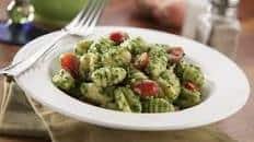 Gnocchi with Pesto and Cherry Tomatoes