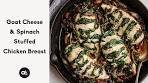 Goat Cheese & Spinach Stuffed Chicken Breast with ...