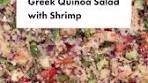 Greek Quinoa Salad with Shrimp Light, easy, and bursting ...