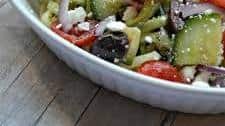 Greek Zoodle Salad