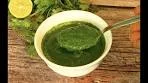 Green chutney For Chaat, Pani Puri, Sandwich, Dhokla | हरी ...