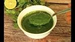 Green chutney For Chaat, Pani Puri, Sandwich, Dhokla | हरी ...