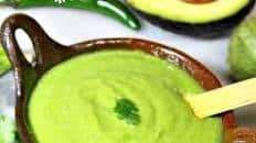 Green Salsa with Avocado