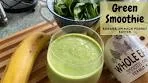 Green smoothie। Banana spinach peanut butter smoothie