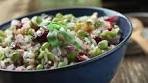 Green Split Pea Salad with Rice & Cranberries