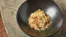 Grey squirrel ragù with celeriac lasagne