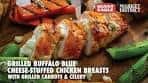 Grilled Buffalo Blue Cheese Stuffed Chicken.mp4 | This ...