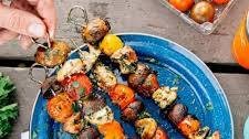 Grilled Chicken & Veggie Skewers